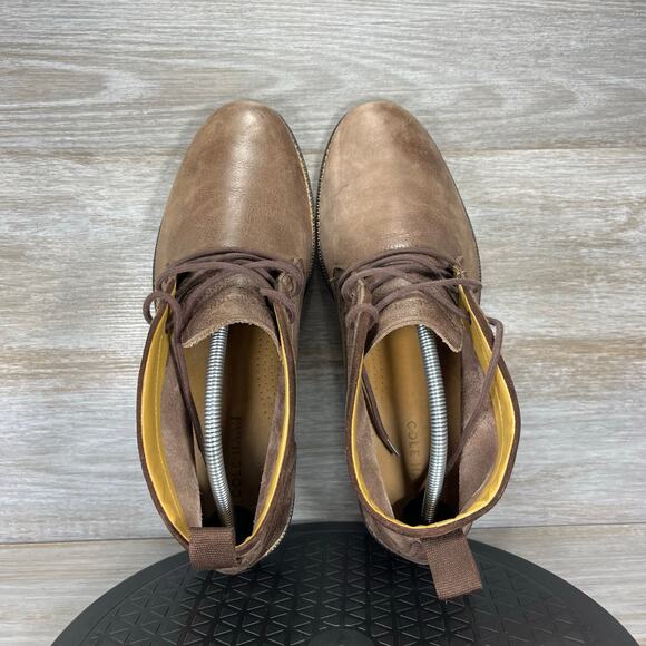 Cole Haan Mens Curtis II Chestnut Leather Chukka Boots Size 11 M - Picture 6 of 8
